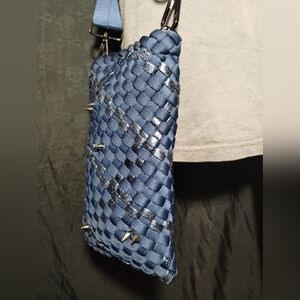 Haute Shore Edge Crossbody Woven Cell Bag